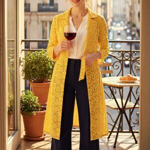 NWT Mustrd Lace Dress, Size M, by Kareena